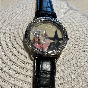 Vintage Bad & Good Witch Leather Strap Watch New Battery